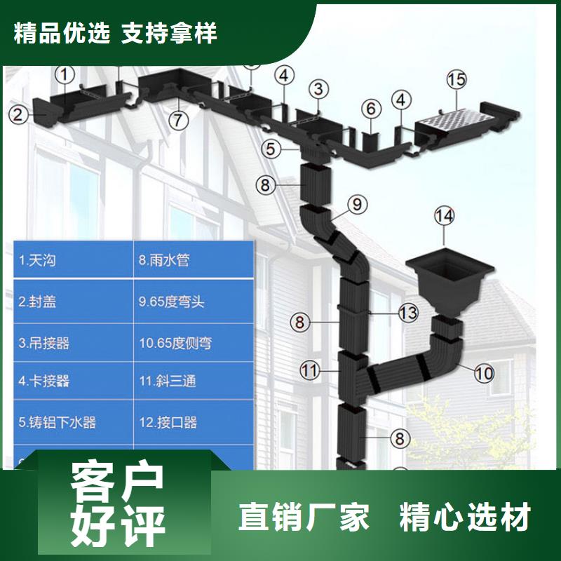 120*150铝合金雨水管生产厂家