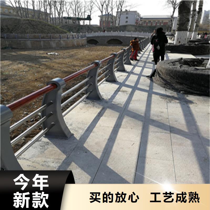 本土[展鸿]热镀锌喷塑河道栏杆使用寿命长久