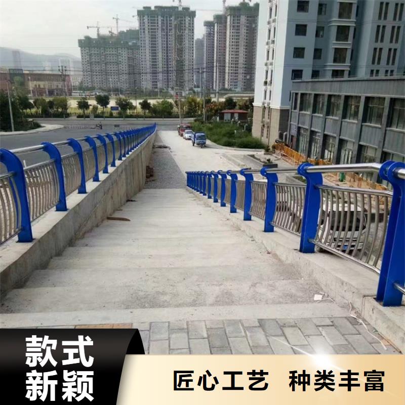 滁州本地桥梁防撞不锈钢防撞仿木隔离栏杆销售订做