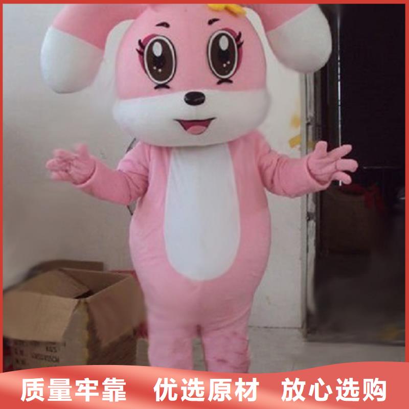 天津卡通人偶服装定做厂家/迎宾毛绒公仔工厂