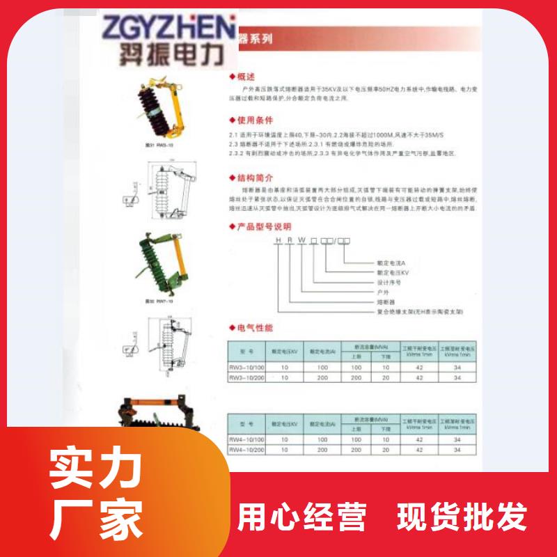 〖跌落式熔断器〗RW12-10KV/200A-浙江羿振电气有限公司