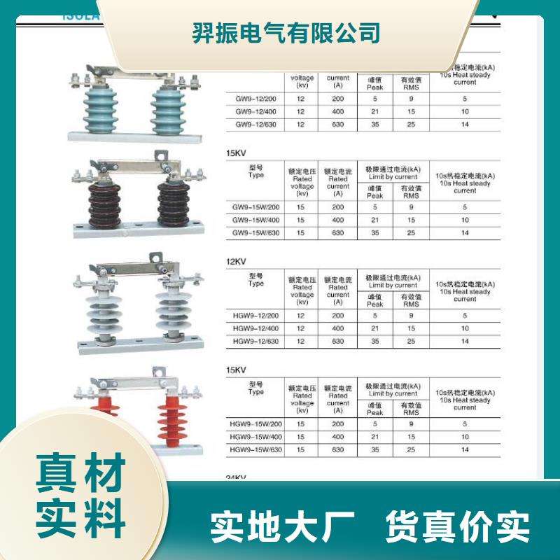 交流断路器/柱上断路器＿AC20kV＿630A＿20kA＿真空＿无隔离闸刀＿户外＿手动