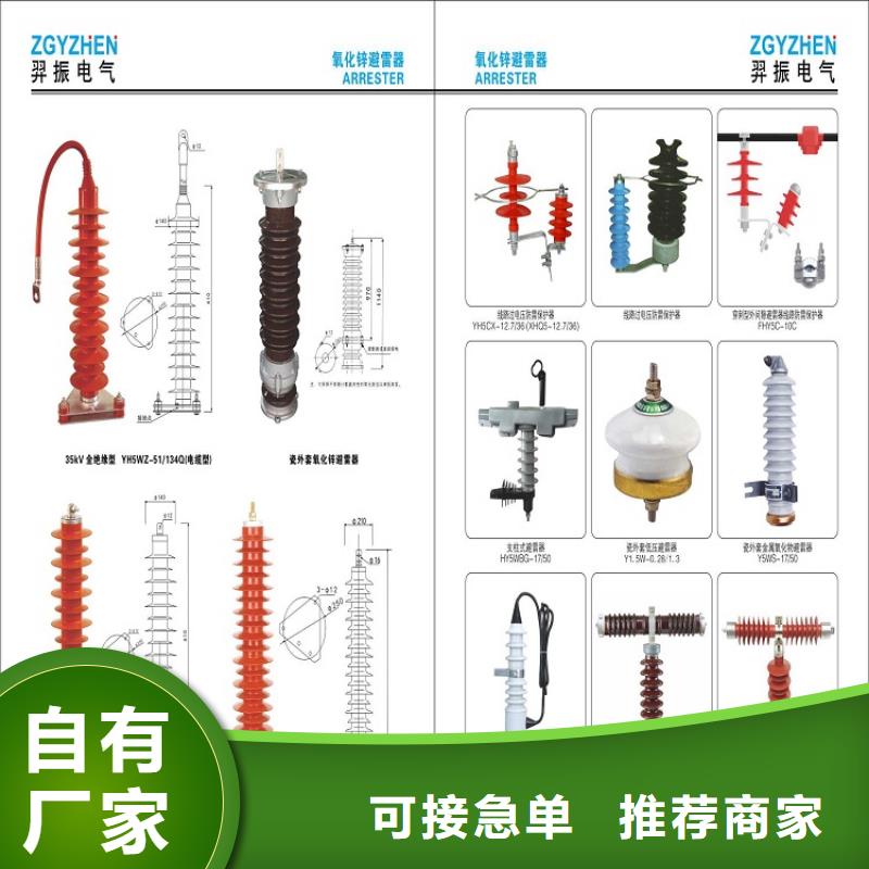 复合绝缘氧化锌避雷器YH10WZ-51/134GY