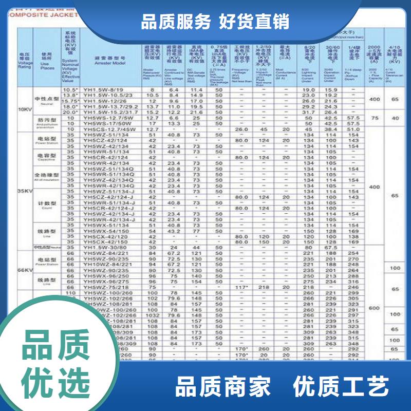 氧化锌避雷器HY5WS-17/50DL-TB欢迎电询