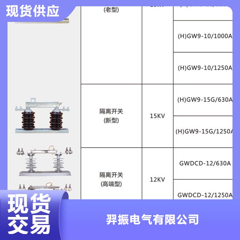 高压隔离开关*HGW9-10KV/200A厂家价格.