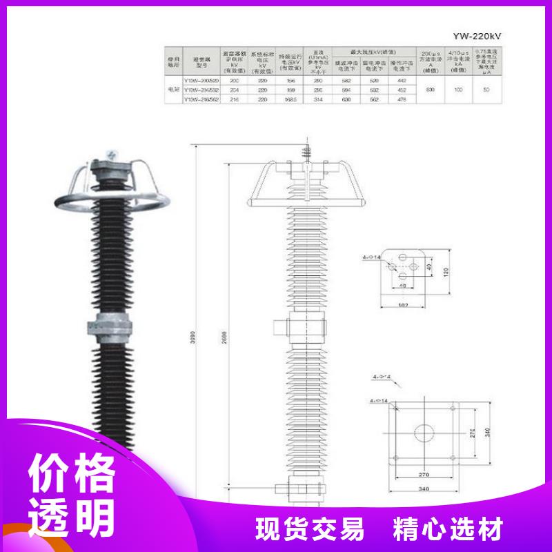 金属氧化物避雷器Y10W-108/281.