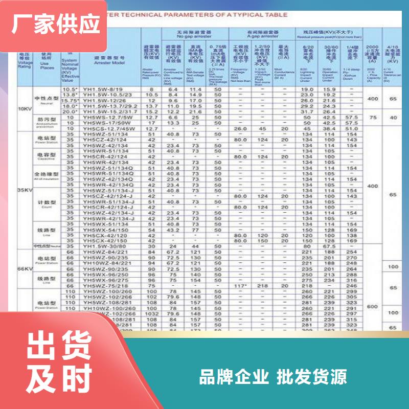 【避雷器】Y10W1-312/720GW-上海羿振电力设备有限公司