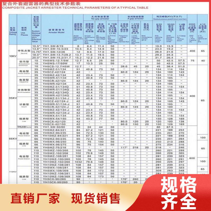 【羿振电力】避雷器HY5W-100/260