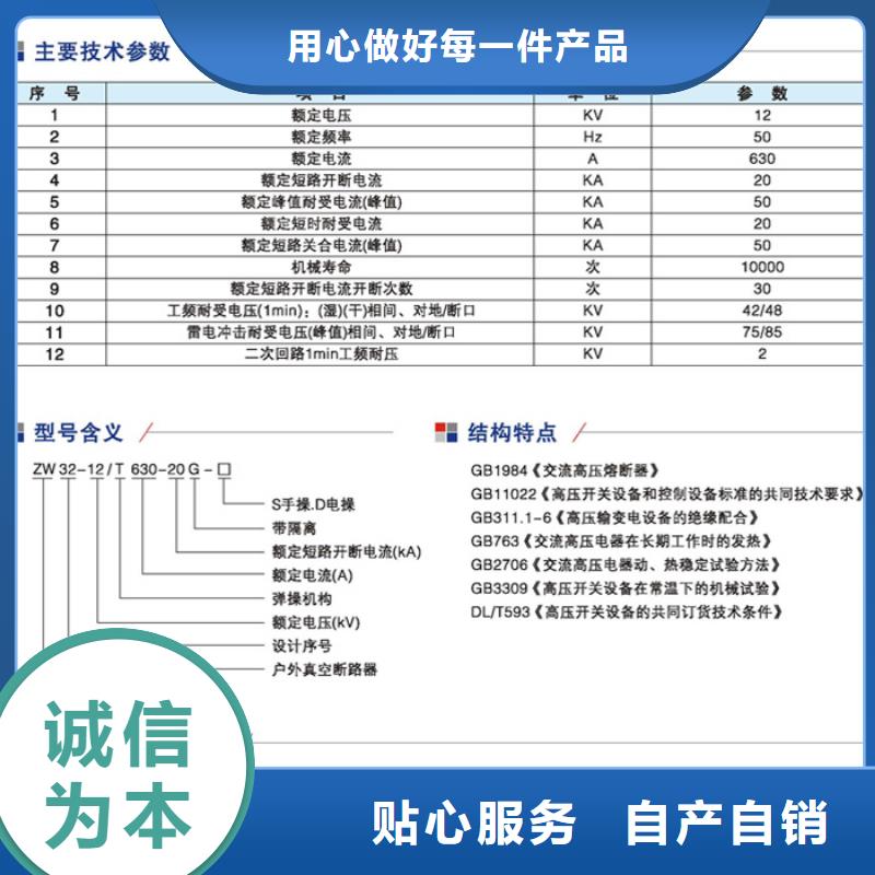 【真空断路器】ZW32-12GF/630