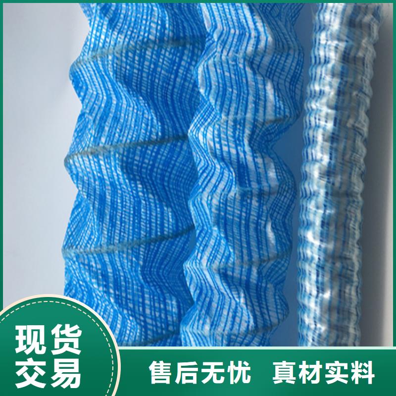软式透水管 钢塑土工格栅产品细节