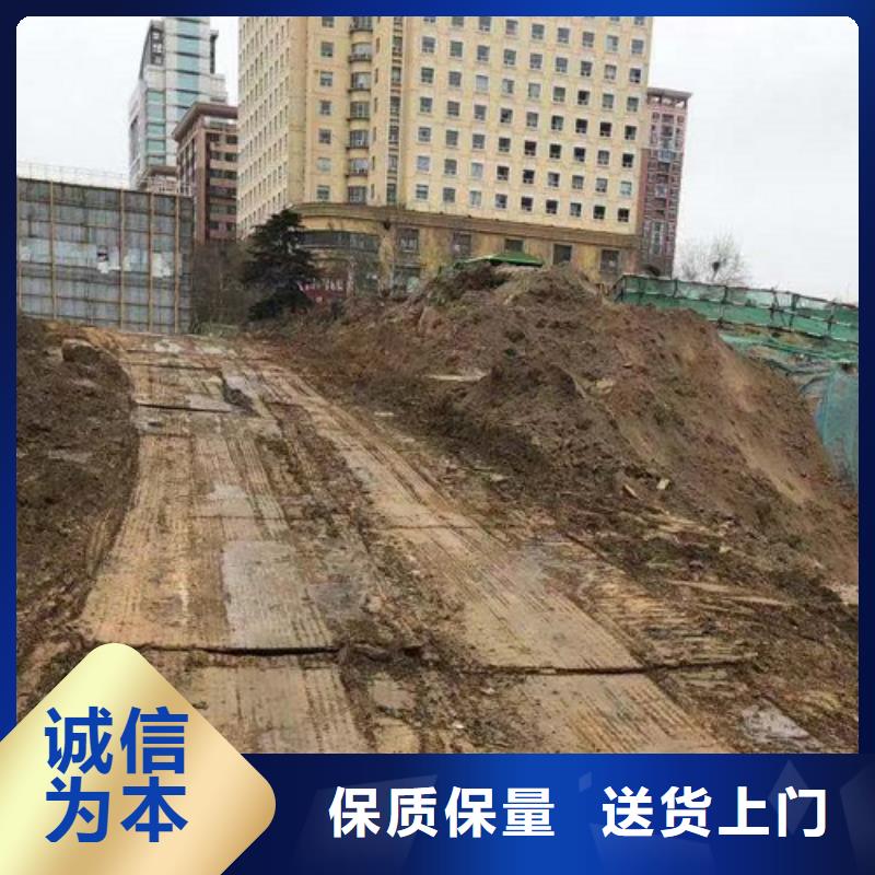 洛龙建筑工地租赁钢板道路铺设