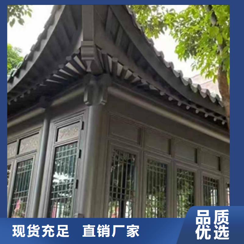 凉亭古建亭子来厂考察