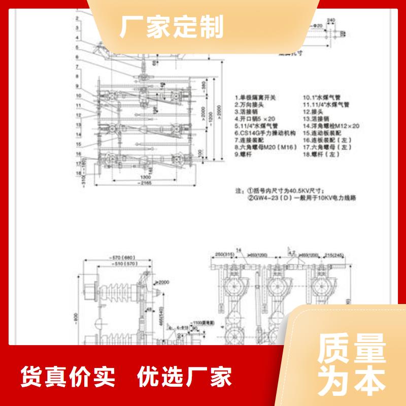 GW9-15/1250隔离开关特点