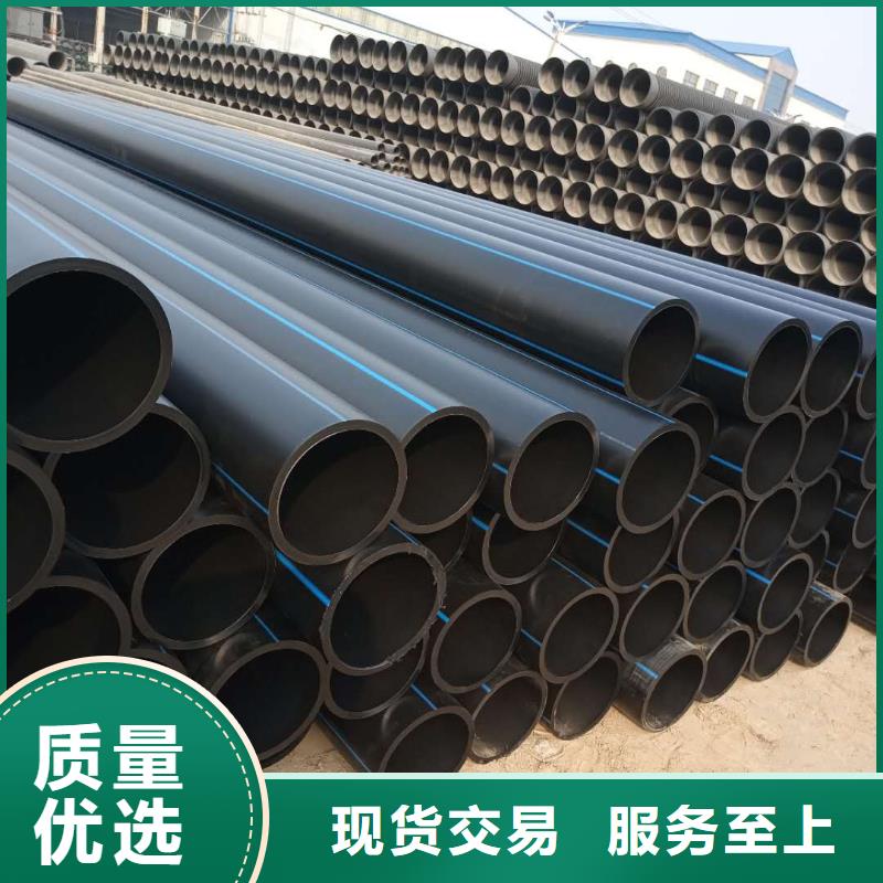 PE给水管钢带增强螺旋波纹管厂家实力大